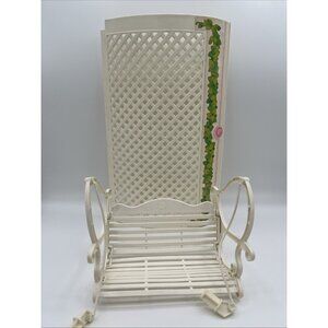 Vintage‎ Mattel 1984 Barbie Glamour Home White Swing & Canopy Replacement Parts